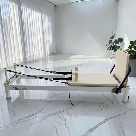 The Pearl Studio Creme V3 - Studio Reformer Pilates Machine