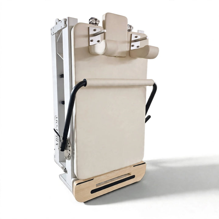 The Pearl Foldable Creme V3 - Foldable Reformer Pilates Machine
