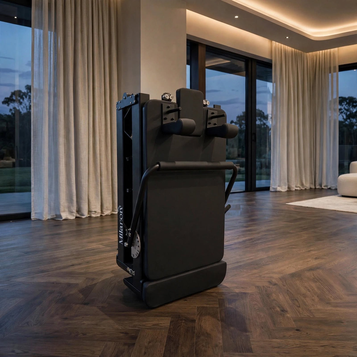 The Pearl Foldable Noir V3 - Foldable Reformer Pilates Machine