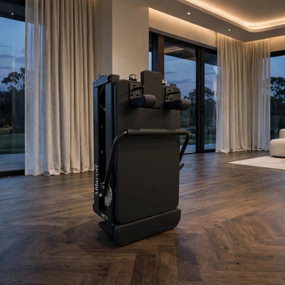 The Pearl Foldable Noir V3 - Foldable Reformer Pilates Machine