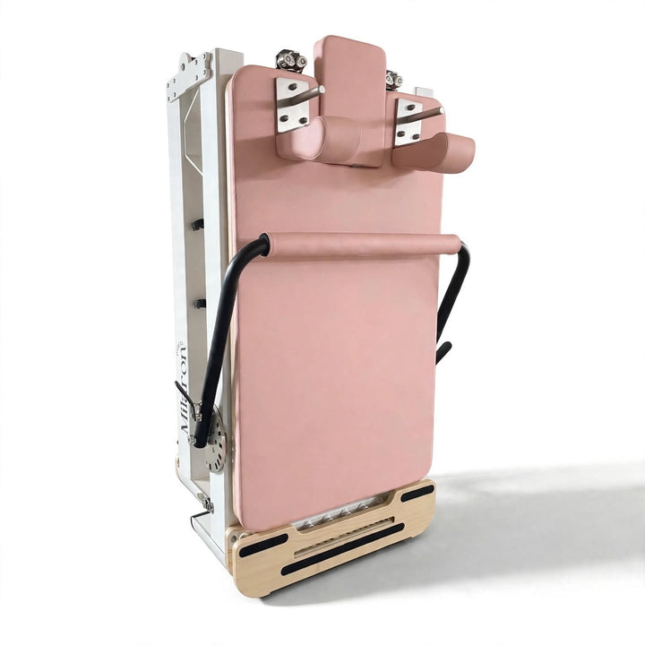 The Pearl Foldable Blush V3 - Foldable Reformer Pilates Machine