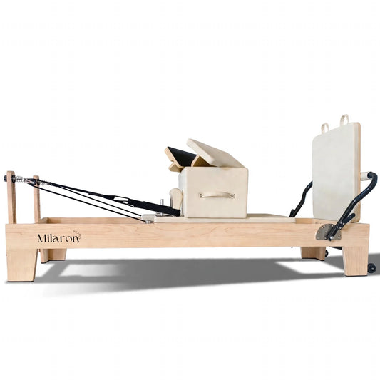 The Maple Studio Creme V3 - Studio Reformer Pilates Machine