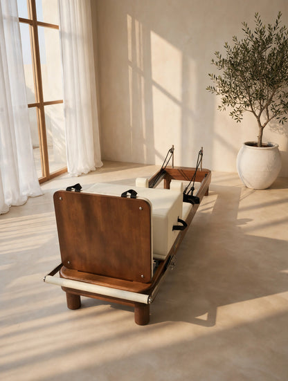 SYF Studio Reformer — Creme Walnut