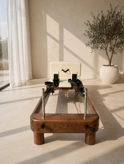 SYF Studio Reformer — Creme Walnut