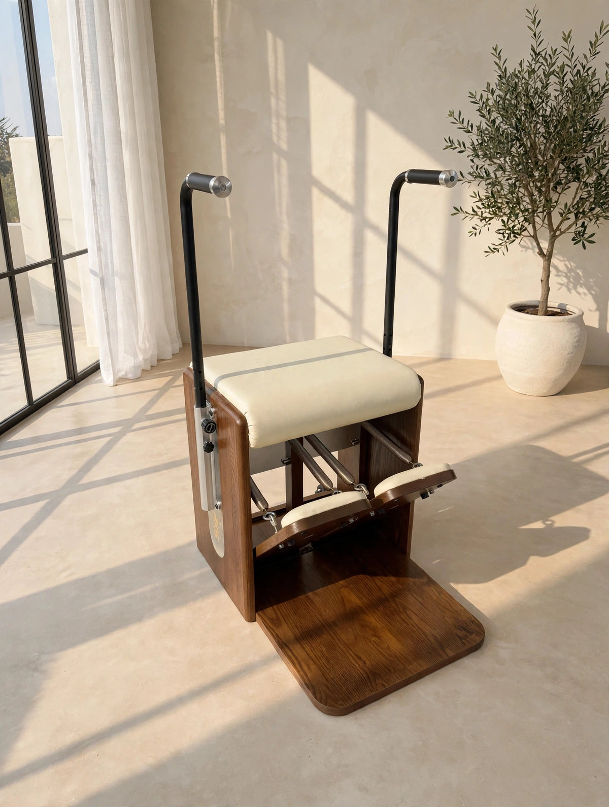 SYF Wunda Chair — Creme Walnut
