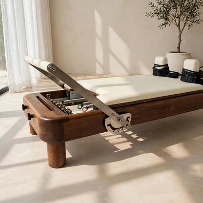 SYF Studio Reformer — Creme Walnut