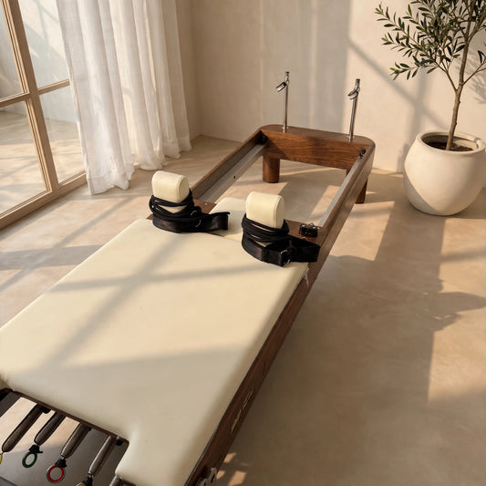 SYF Studio Reformer — Creme Walnut