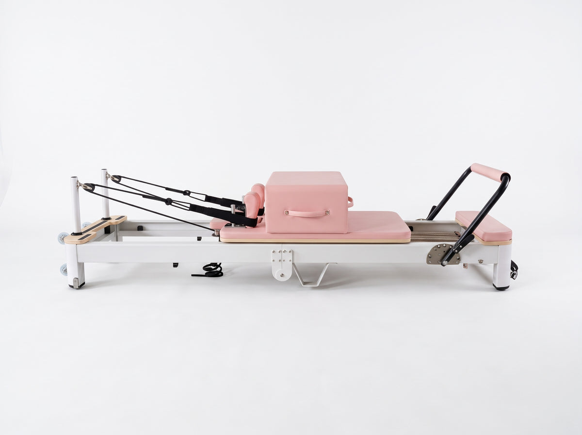 The Pearl Foldable Blush V3 - Foldable Reformer Pilates Machine
