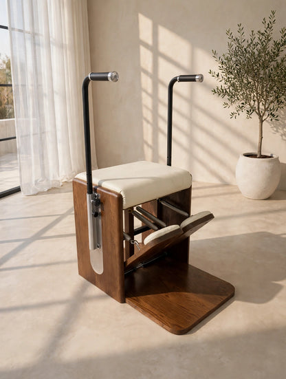 SYF Wunda Chair — Creme Walnut